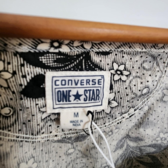CONVERSE One Star Smock Style Dress Black and off-white - Picture 3 of 7